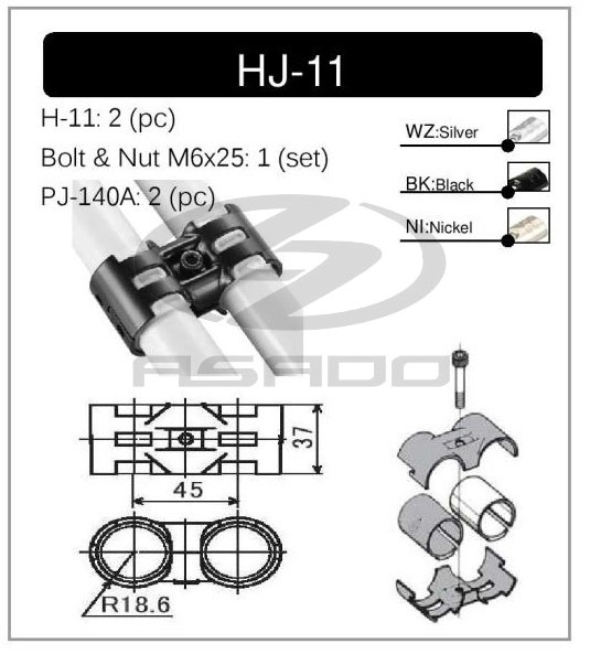 Khớp nối HJ-11-khop-noi-metal-joint-hj-11